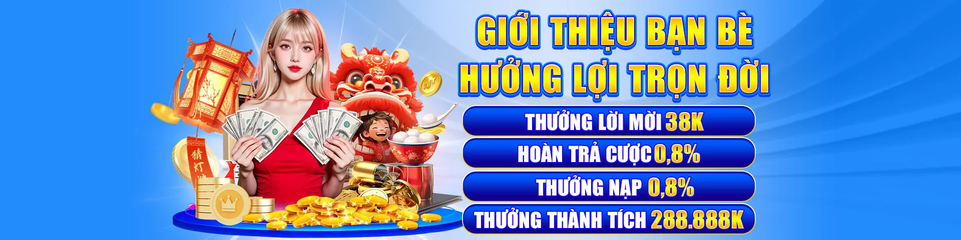 Hình ảnh tổng quan về các tính năng game của OKVIP